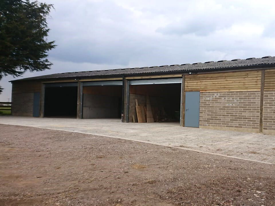 Cattle Shed Erection in Winslow Buckinghamshire
